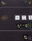 Tappetino da poker Riverboat Broadway - Layout per tavolo da poker (180 x 90 cm)