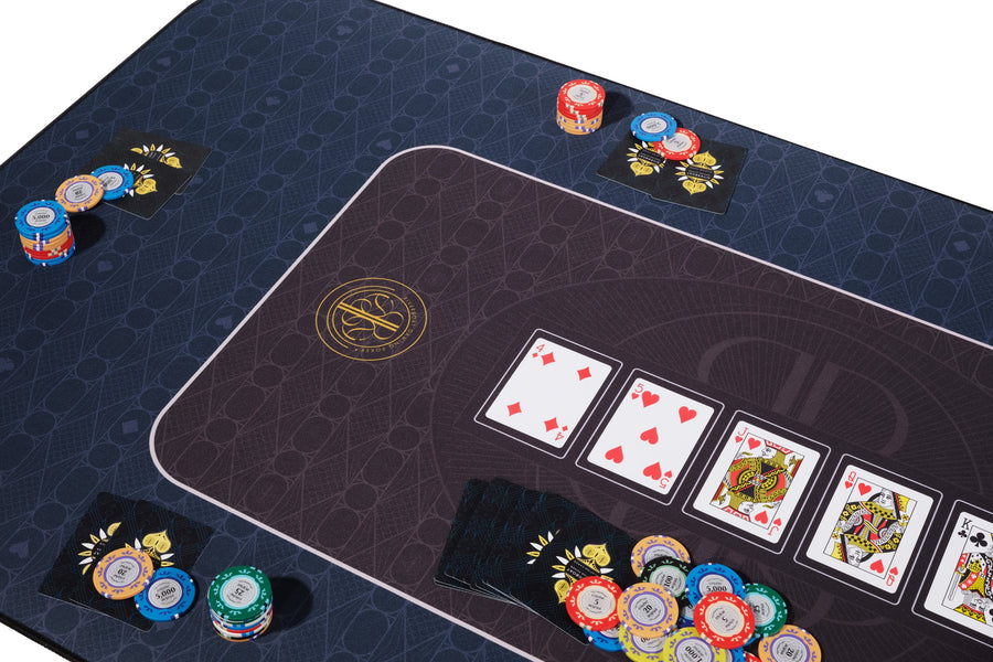 Mata do pokera Riverboat Broadway - układ stołu pokerowego (140 x 75 cm)