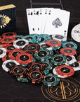 Suit and Pipe Poker Chipset - 14g 500 Piece Numbered Poker Chips