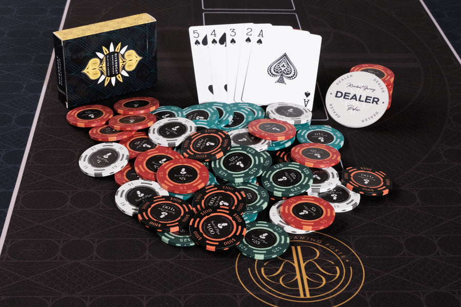 Suit and Pipe Poker Chipset - 14g 500 stycken numrerade pokerchips
