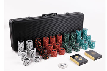 Zestaw żetonów do pokera Suit and Pipe - 14g 500 sztuk numerowanych żetonów do pokera