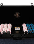 Zestaw żetonów do pokera High Roller Cash - 14 g, 500 sztuk numerowanych żetonów pokerowych (małe/średnie)