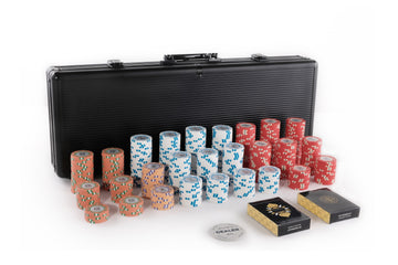 Casino Royale Cash Poker Chipset - 14g 500 Stuks Genummerde Pokerfiches (Klein/Midden)