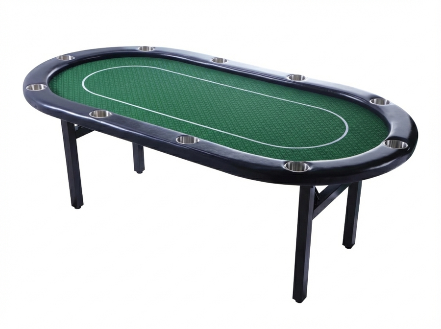 Riverboat Pro P10 Tournament Poker Table in Suited Speed Cloth (213 x 112cm)
