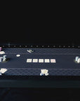 P10 Mesa de Póquer Moderna con Patas Plegables y Paño de Casino (213cm)