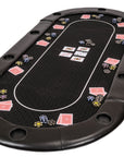 Classic Folding Poker Table Top in speed cloth and case (200cm) - Riverboat Gaming Poker