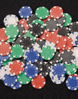 Dice Poker Chips Set - 500 Poker Chips Set in Carry Case (Free Extras) - Riverboat Gaming Poker