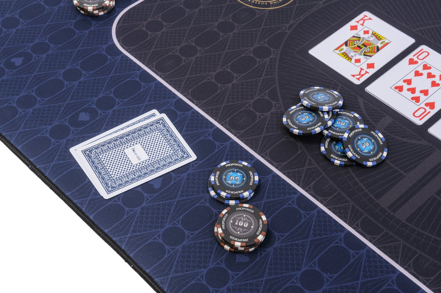 The Broadway Poker Mat by Riverboat Gaming - 100 x 65cm poker table layout - Riverboat Gaming Poker