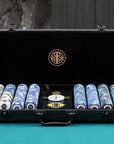 The Game Theory Ceramic Poker Chipset - 500 Piece Numbered Poker Chips Set - Riverboat Gaming Poker